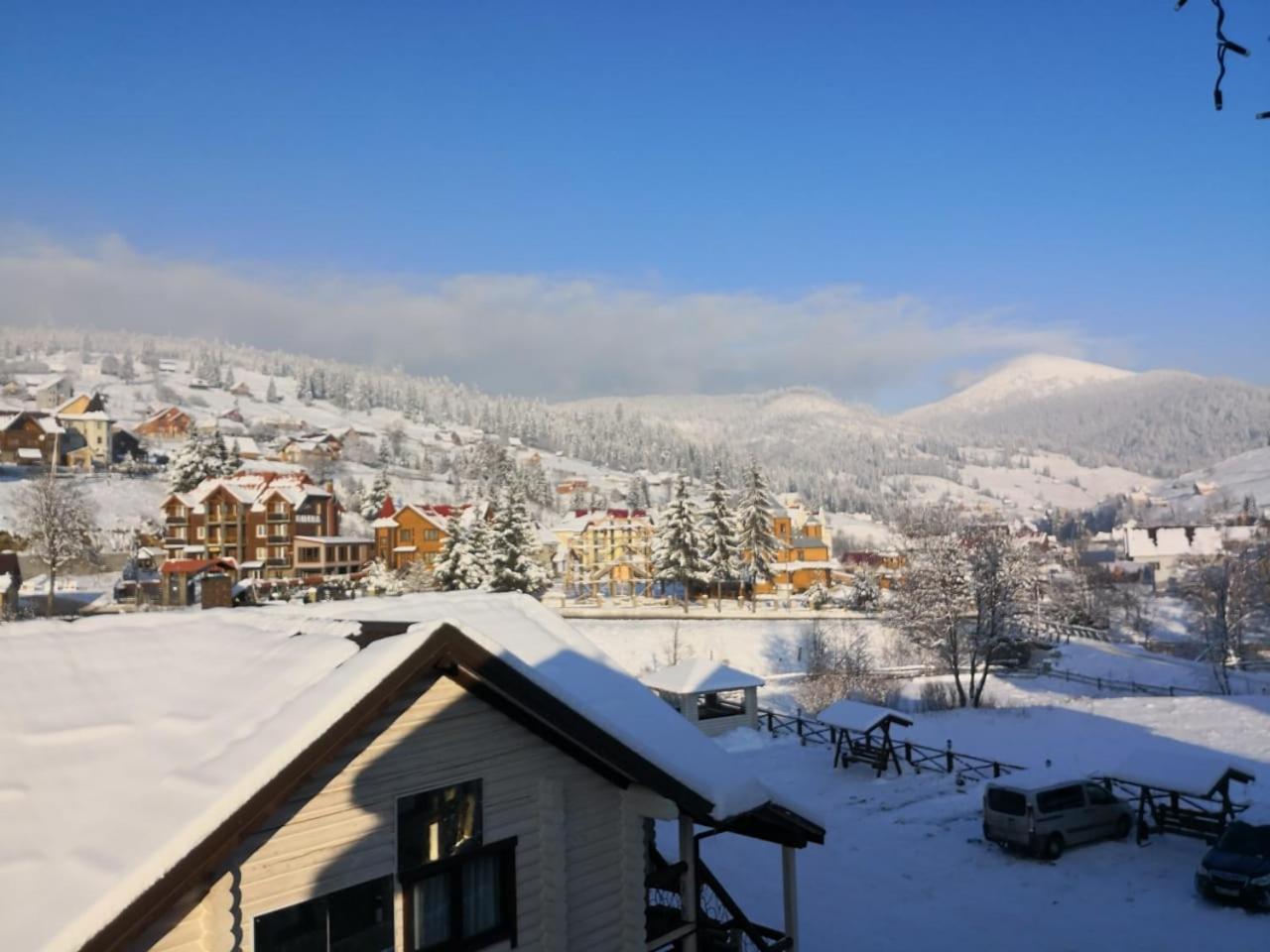 Whiteberry Hotel Bukovel Dış mekan fotoğraf